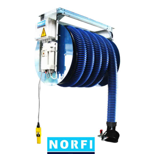 Вытяжная катушка с электроприводом, включая вентилятор. Norfi (Германия)