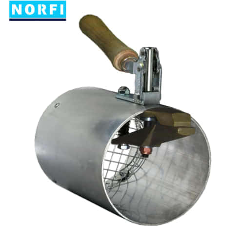 Алюминиевая высокотемпературная вытяжная насадка с мех. зажимом Ø144мм DN150. Norfi (Германия)